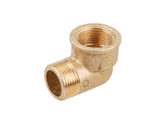 Колено вн.- нар. 1/2", уголок латунный м-п 1/2" Цветлит ЦРБ0012