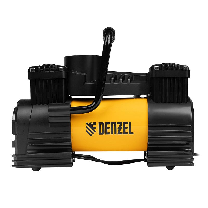 Компрессор автомобильный AC-75, 12 В, 10 атм., 75 л/мин, LED Denzel 58051