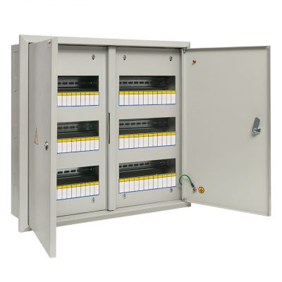 Щит распред, встраиваемый ЩРВ-72 двухдверный (520х605х120) IP31 EKF PROxima mb11-72