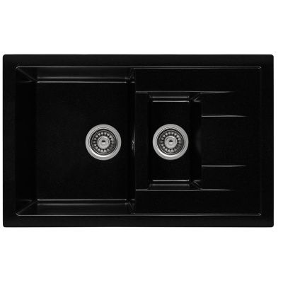 Мойка кухонная из мраморной крошки, оникс, C10-25 Gerhans