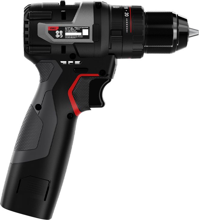 Аккумуляторная дрель-шуруповерт Deli RS EDE-CZ16-1D2 16 В, 45 Нм, 2 АКБ, 2 Ач, сумка