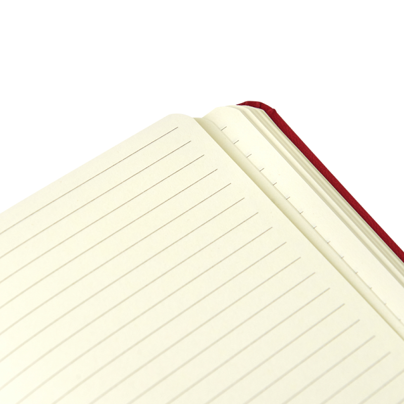 Блокнот "A5-001", А6, 80 листов, на резинке, красный