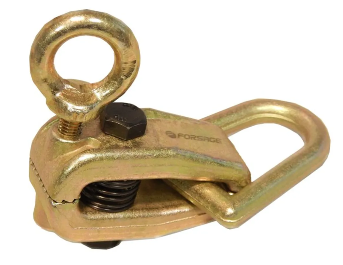 Захват для кузовных работ двухфункциональный mini, поперечное усилие 1 т, продольное 3 т Forsage F-62502A