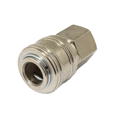 Быстроразъем пневматический с клапаном, "мама"-внутр. резьба 1/4" ForceKraft FK-SE1-2SF