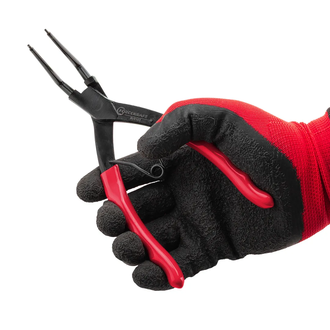 Съемник внутрених стопорных колец изогнутый 90°, глубина-56 мм, для суппортов, ForceKraft FK-9U0102