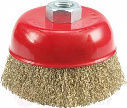 Щётка-крацовка чашка мягкая 100 мм М14 Vorel 06971