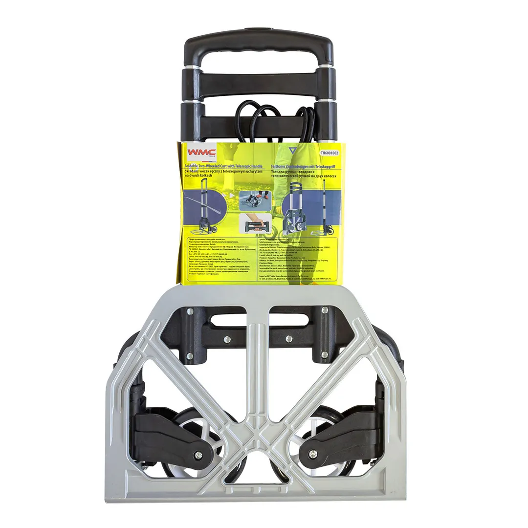 Тележка складная с телескопической ручкой, 390х630 мм, г/п 80 кг WMC TOOLS WMC-TH6001002