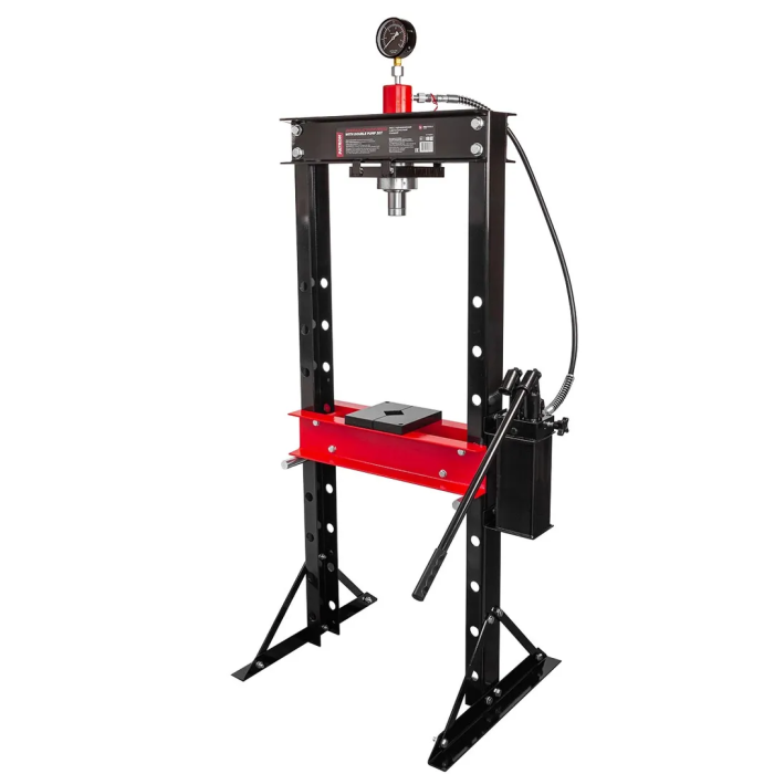 Пресс гидравлический с двухскоростной станцией 20 т, раб. высота 0-1040 мм, раб. Ширина 490 мм, ход штока 190 мм PATRON P-TY20001 [из 2-х частей]