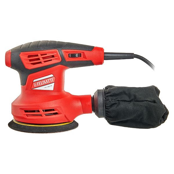 Эксцентриковая шлифовальная машина 125/280, 280 Вт, 6000-13000 об/мин, Ø125 мм, эксцентриситет 2 мм Felisatti FT8721 Felisatti(8721)