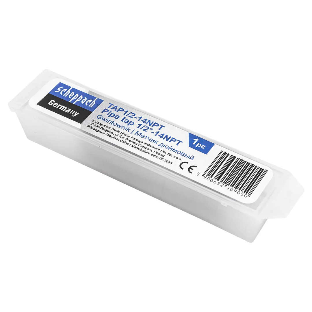 Метчик 1/2-14NPT дюйм. Scheppach Sch-TAP1/2-14NPT