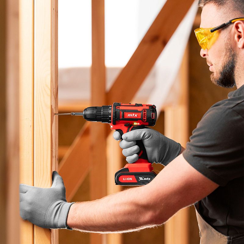 Дрель-шуруповерт аккумуляторная CDS-20, Li-Ion, 20 В MTX 26186