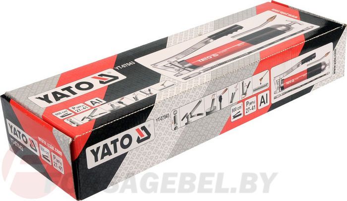 Шприц для масляной смазки 800см.куб. 27-41MPa Al Yato YT-07043