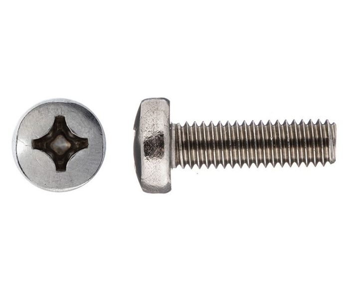 Винт М3х40 мм полусфера, нерж.сталь А2, DIN 7985 1000 шт в упак Starfix SM-62126-1000