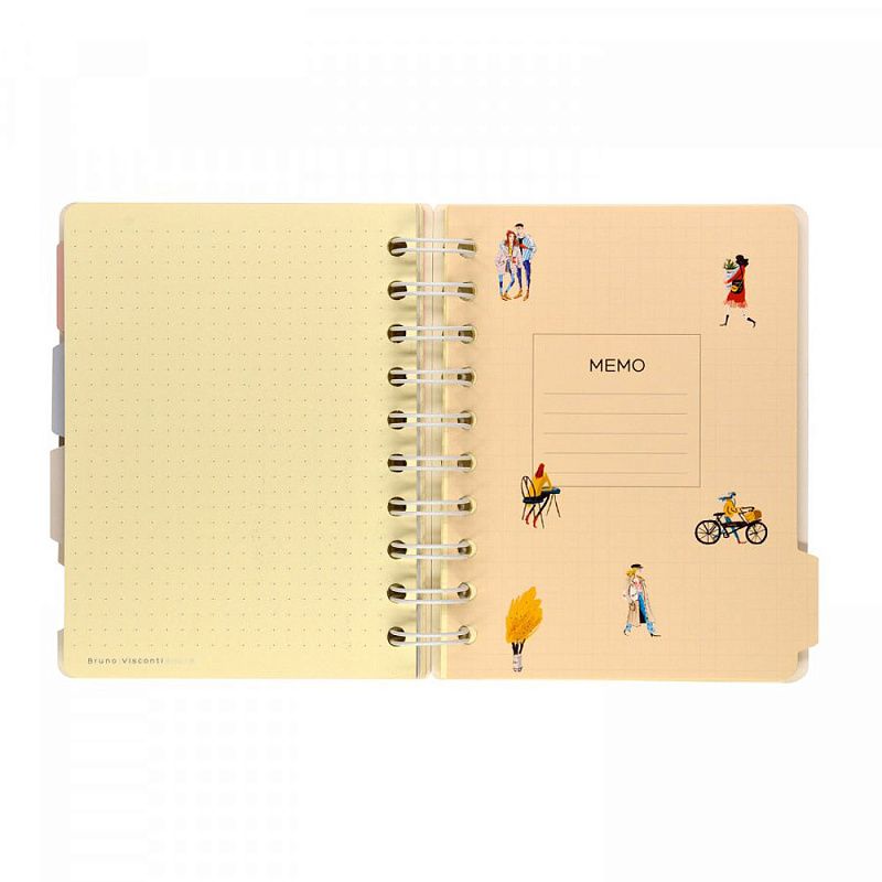 Блокнот "Art Journal", A6, 120 листов, клетка, линейка, точка, ассорти