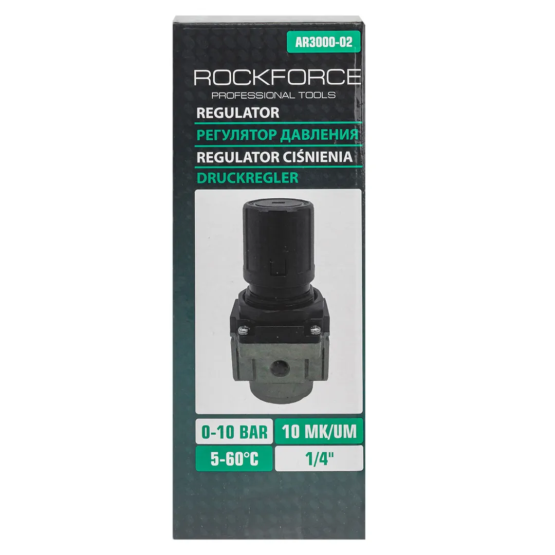 Регулятор давления воздуха 1/4" RockForce RF-AR3000-02