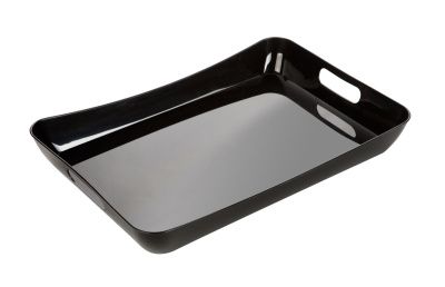 Поднос Рондо, цвет черный, 422х282х52 мм BEROSSI ИК 06605000