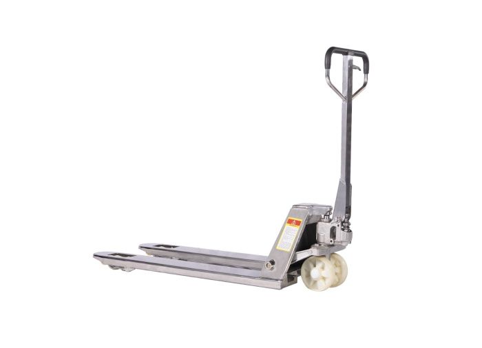 Тележка гидравлическая из нержавеющей стали 2500 кг 1150 мм нейлоновые колеса WH-25S TOR 1042804