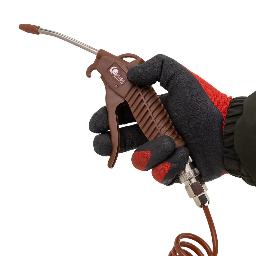 Пистолет обдувочный 100 мм со шлангом и фитингом FORSTIME FT-SG-01