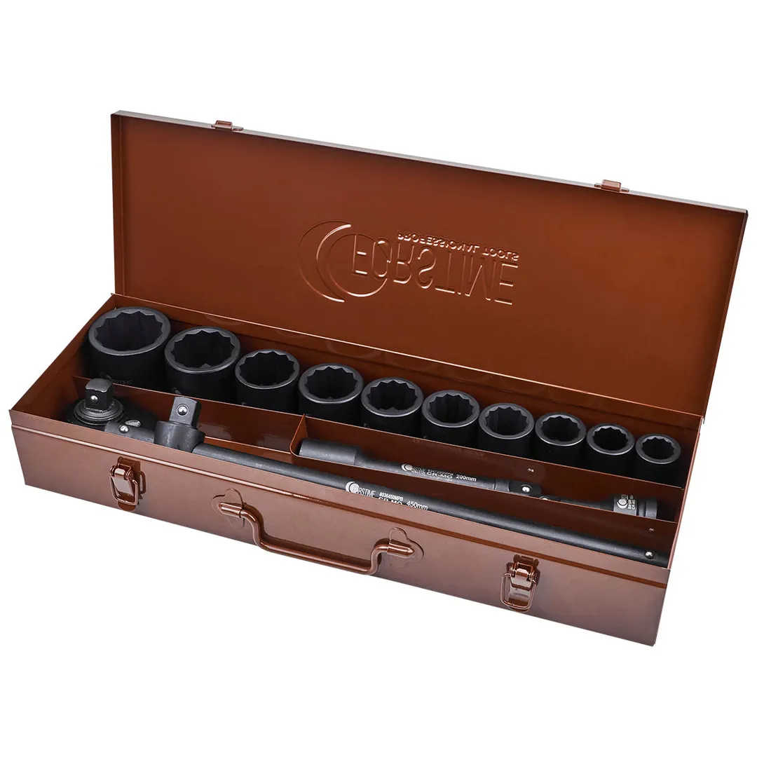 Набор ударных инструментов 15 пр 3/4'' 12-гр FORSTIME FT-6143-9MPB