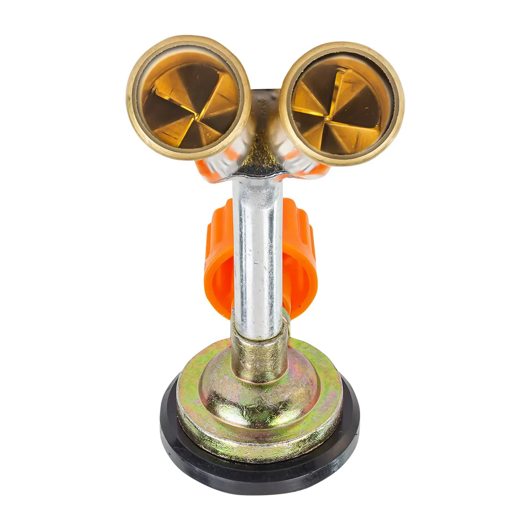 Горелка газовая с двойным соплом на цанговый баллон t-1300 гр., угол поворота сопла 360 гр. Forsage F-245GB