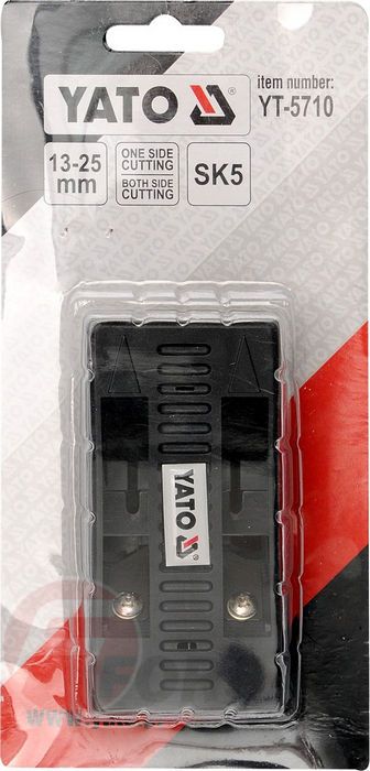 Нож двусторонний для мебельной пленки 13-25 мм. Yato YT-5710