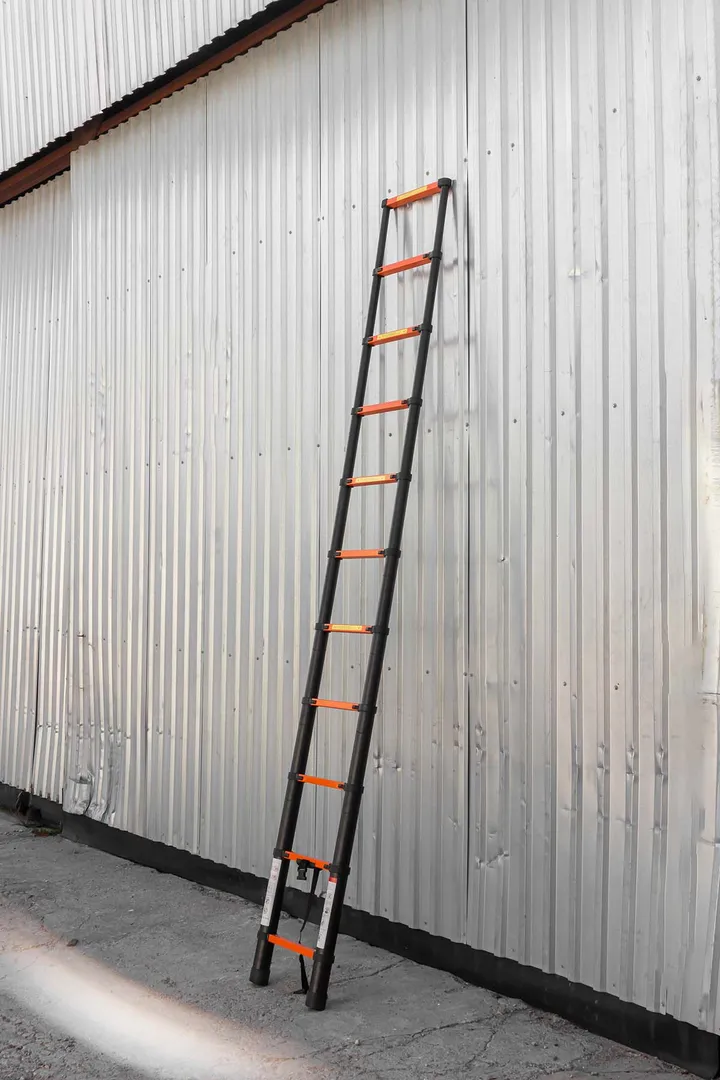 Лестница телескопическая алюм. бытовая 3.2м, 11 ступ. ISMA ISMA-UP320