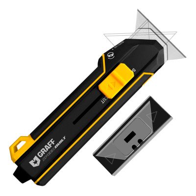 Нож строительно-ремонтный Expert 4в1 (лезвие SK5, 5шт) GRAFF 2412009