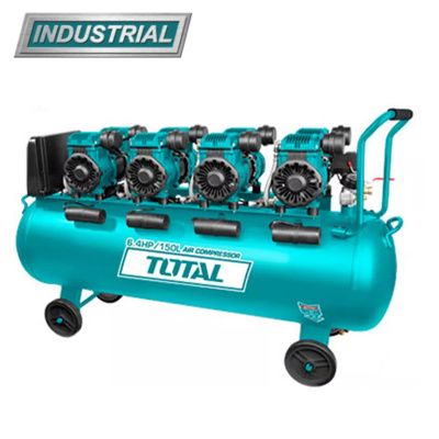 Компрессор безмасленный 150 л, прямой привод TOTAL TCS4481508