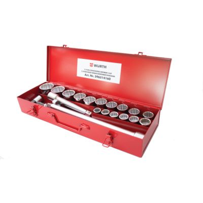 Набор головок 19-50 мм 3/4" 21 пр. WÜRTH 596514160