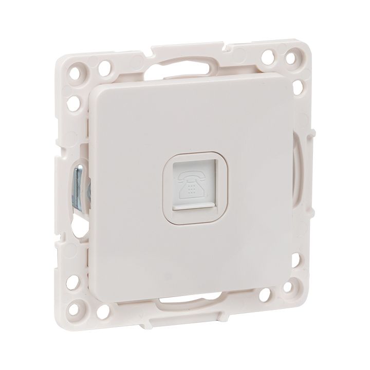 Стокгольм Механизм Розетки Phone 1-местной винтовые клеммы белый EKF PROxima EYT01-034-10