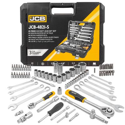 Набор инструментов 82 пр. 1/4''&1/2'' 6-гр. JCB JCB-4821-5