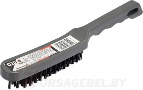 Щетка ручная стальная 5 рядка Yato YT-6355