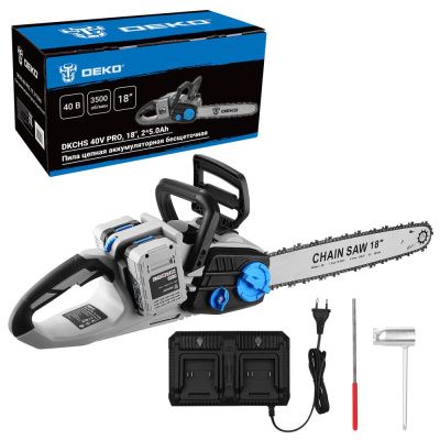Пила цепная аккумуляторная DKCHS 40V PRO DEKO 080-2000