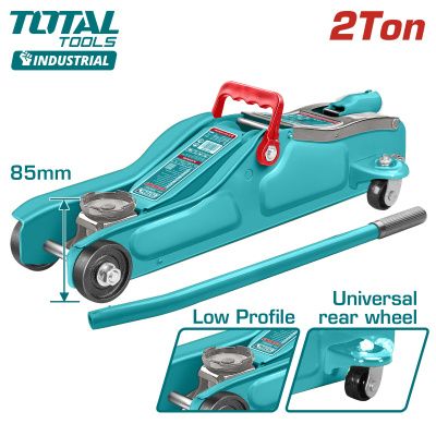 Домкрат гидравлический подкатной 2 т, 85-330 мм TOTAL THT10822