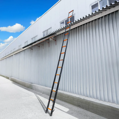 Лестница телескопическая алюм. бытовая 5.8 м, 15 ступ. ISMA ISMA-UP580