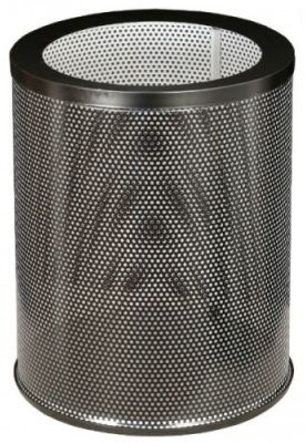 Урна д/б 250, низ. перф,  цв. черный.