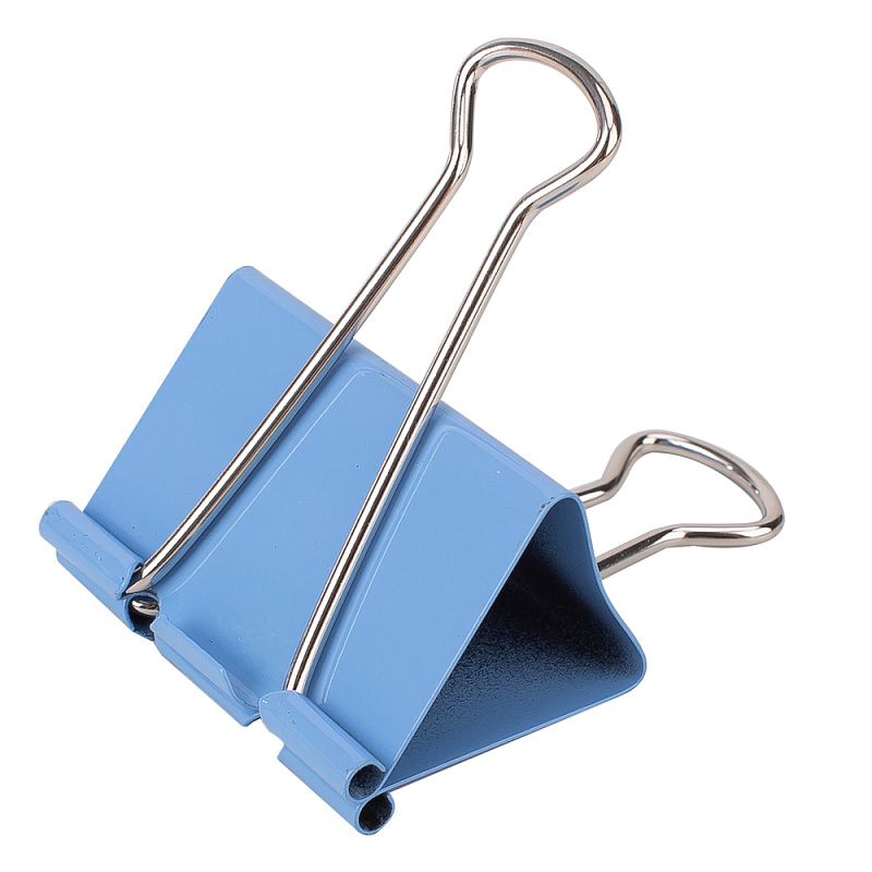 Зажим для бумаг "Deli", 41 мм, 24 штук, ассорти