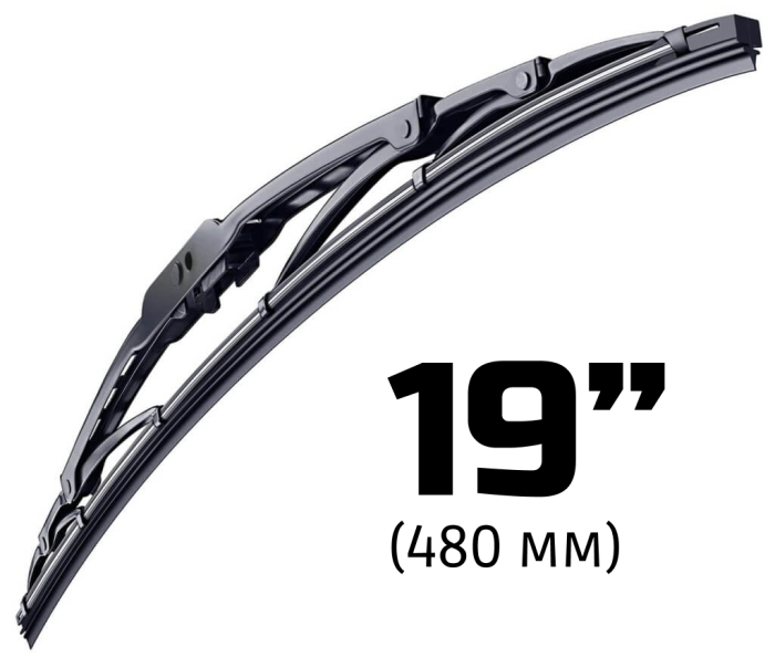 Щетка стеклоочистителя каркасная Classic TOP-PROTECT 19" (480 мм) Senfineco 3962