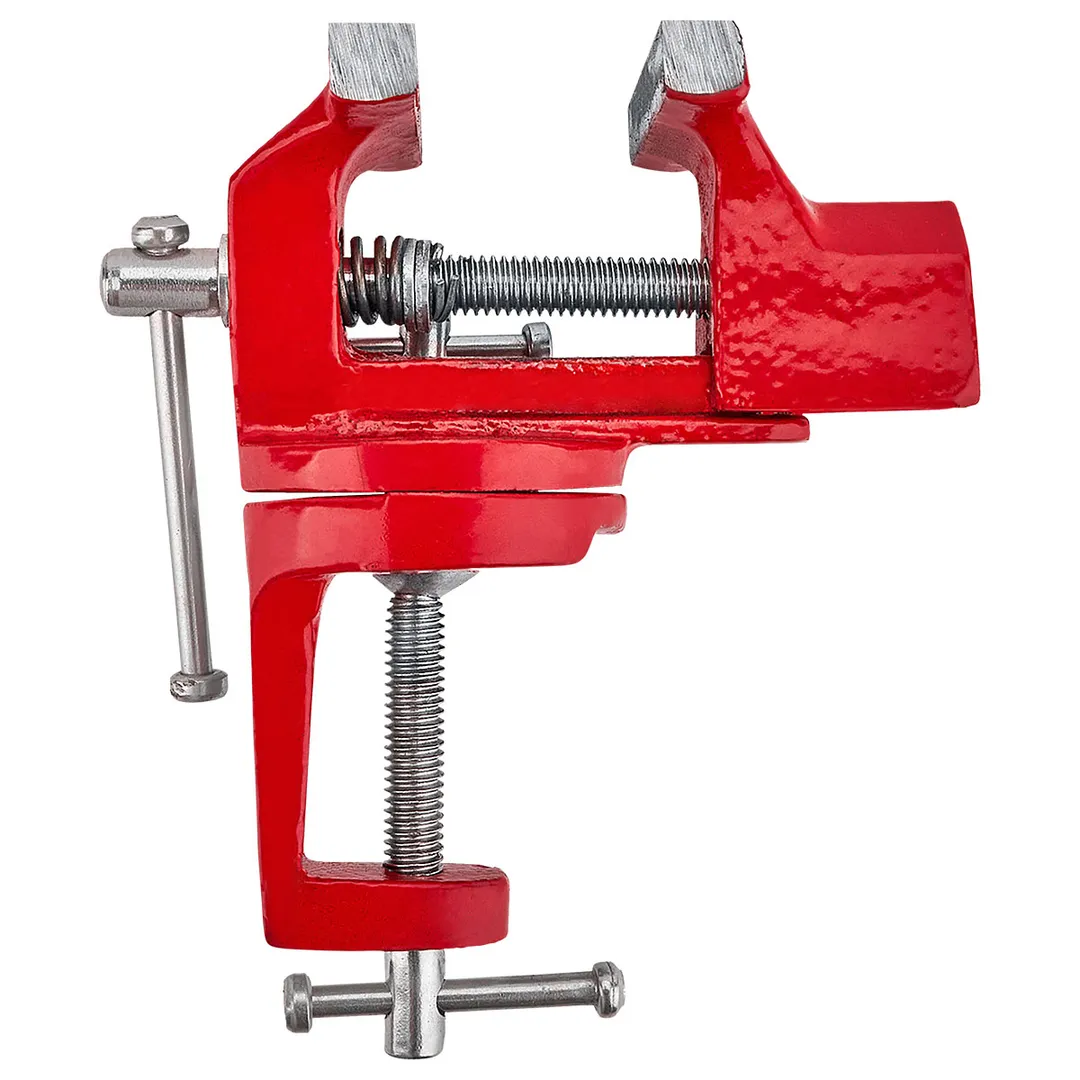 Тиски слесарные поворотные мини, ширина губ - 70 мм RockForce RF-32970R