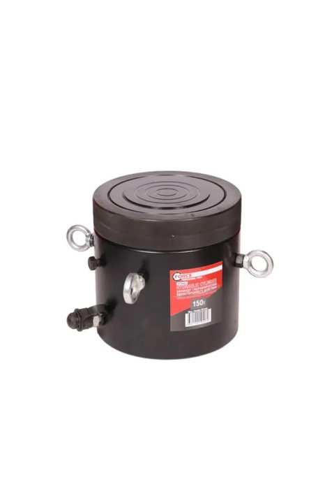 Цилиндр гидравлический с резьбовым штоком и гайкой для фиксации 150 т, ход штока 100 мм, L259 мм, 700bar ForceKraft FK-YG150100LS