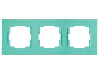 Рамка 3-ая горизонтальная зеленая, RITA, Mutlusan 22208001310