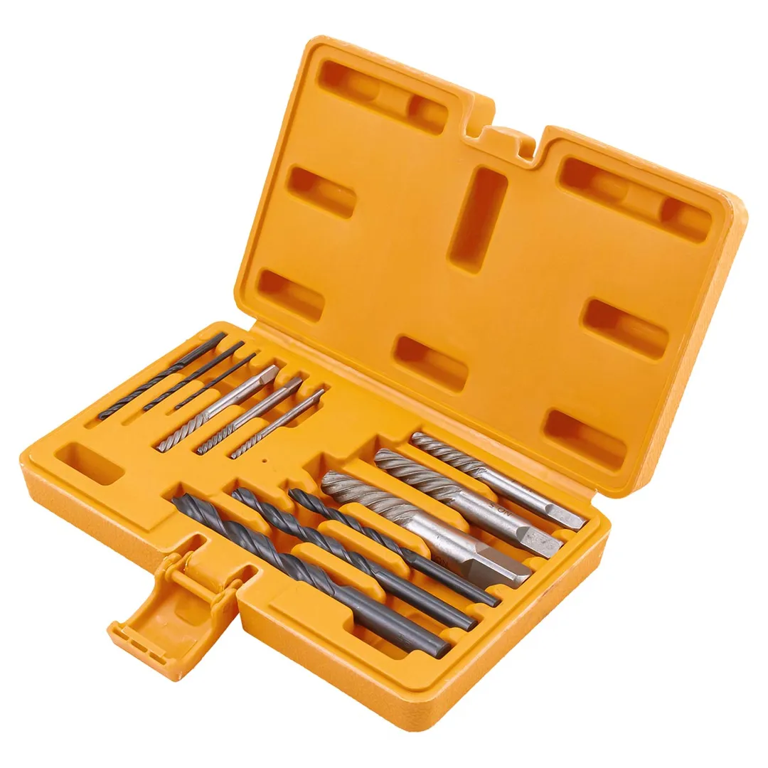 Набор экстракторов для извлечения заломанных болтов/гаек в комплекте со сверлами 12 пр Partner PA-924U12B