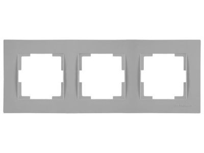 Рамка 3-ая горизонтальная серая, RITA, Mutlusan 22208001303
