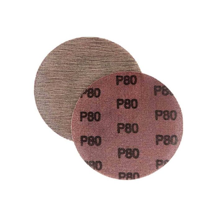 Круг шлифовальный на сетке D150 мм P180 Velcro, тип зерна – оксид алюминия, HOREX MA180M