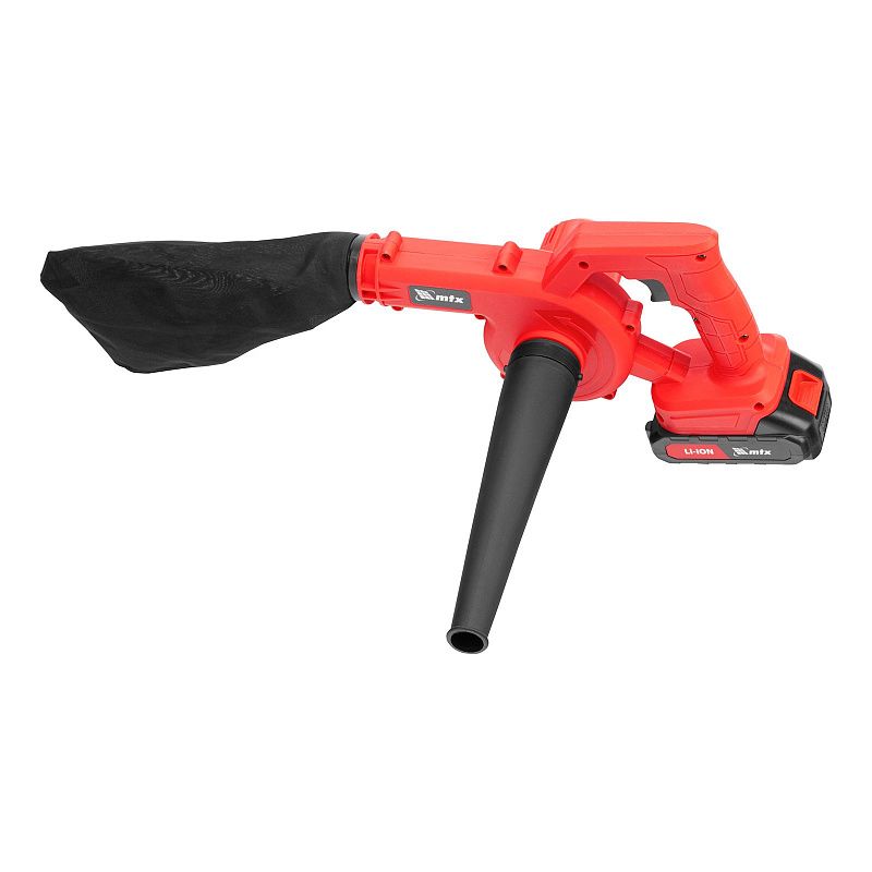 Воздуходувка-пылесос акк. портативная, LB-185, 35 м/с, 170 м3/ч, Li-Ion, 20 В MTX 59620