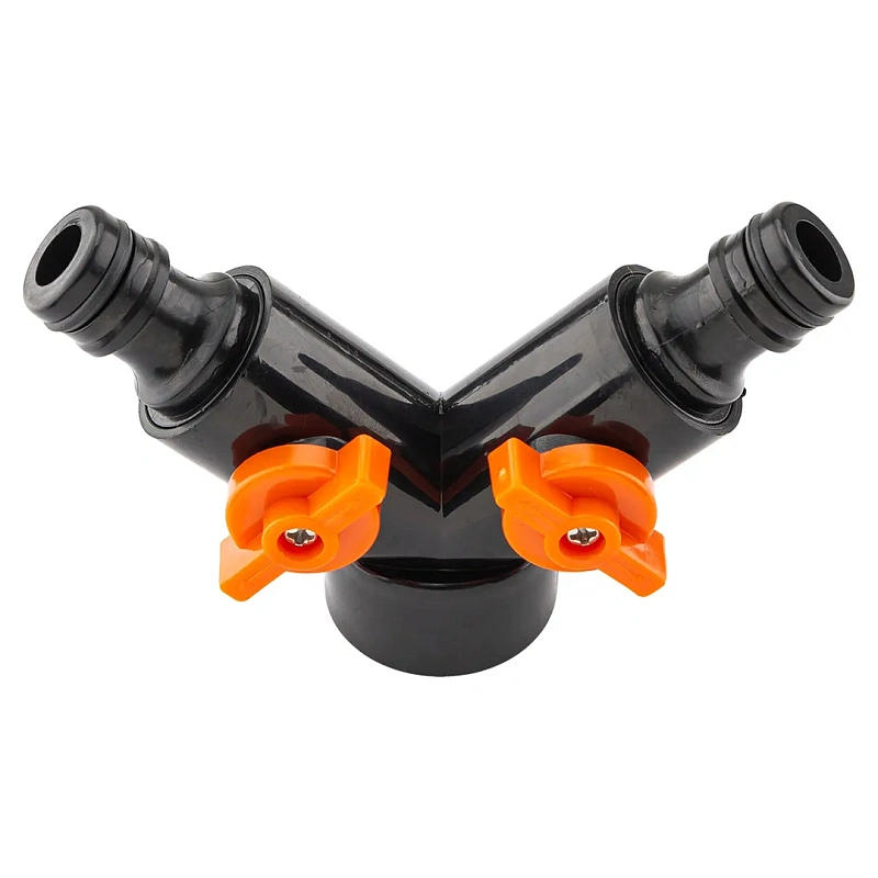 Распределитель двухканальный с кранами, внутренняя резьба 3/4'' WMC TOOLS WMC-TG7207019