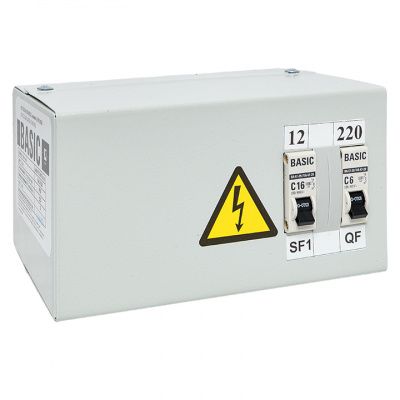 Ящик с понижающим трансформатором ЯТП 0,25кВА 220/12В EKF Basic yatp0,25-220/12v-2a