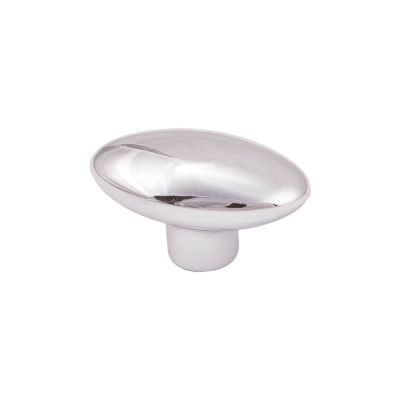 Ручка меб. кнопка пластик. PK05/K5 хром AKS 52267