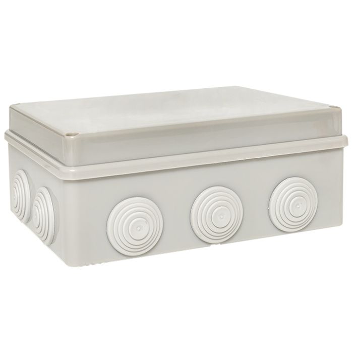 Коробка распределительная КМР-050-042 пылевлагозащитная, 10 мембранных вводов, уплотнительный шнур (190х140х70) EKF PROxima plc-kmr-050-042