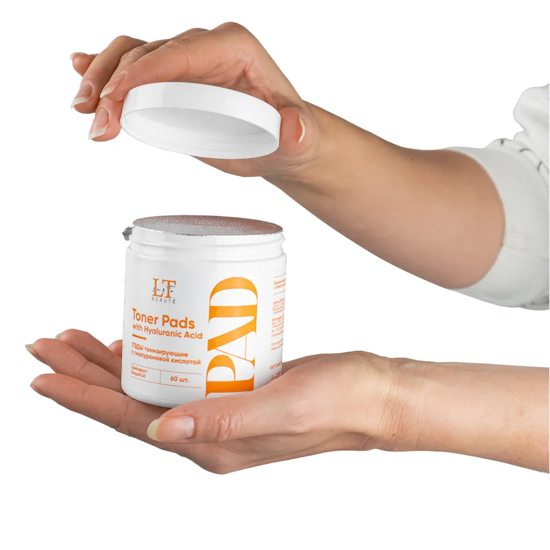 ПЭДЫ тонизирующие c гиалуроновой кислотой La and Te beaute LT-3200